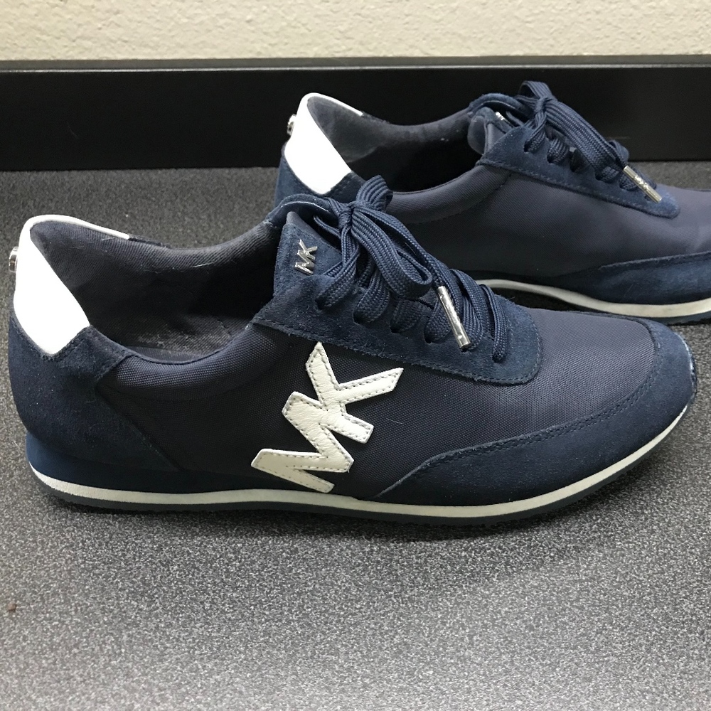 Michael Kors Navy Blue Sneakers 7.5